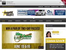 Tablet Screenshot of country929.com